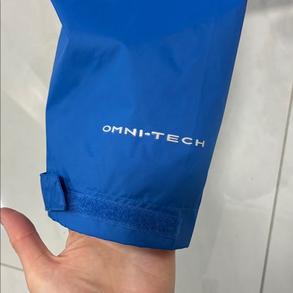 Columbia Kids Vibrant Blue Rain Jacket - Picture 4 of 5